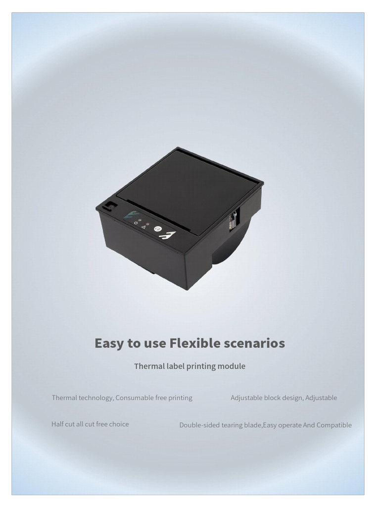 Thermal Label Print Module English Specification | PDF | Usb | Android ...