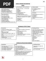 FCE Writing - Useful Phrases