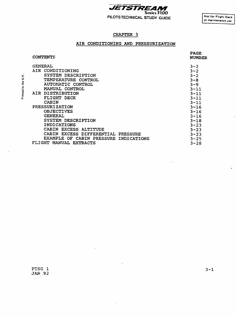 Air Conditioning & Pressurization Guide | PDF | Home Appliance ...