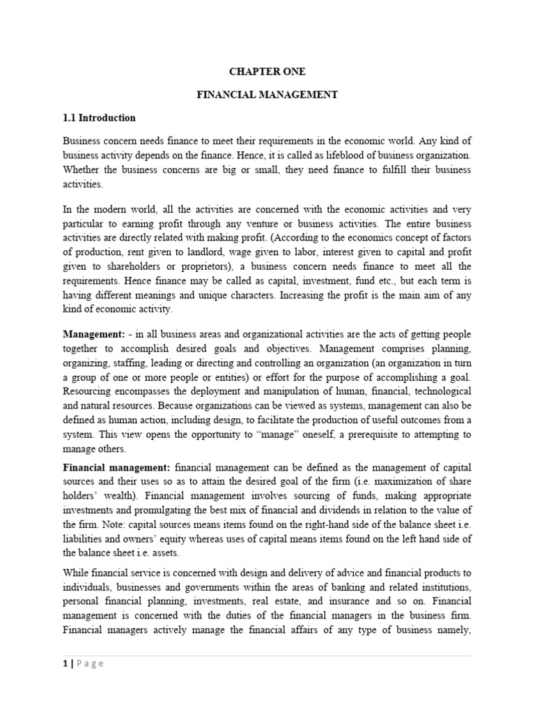 Understanding Financial Management Basics | PDF | Business | Profit ...