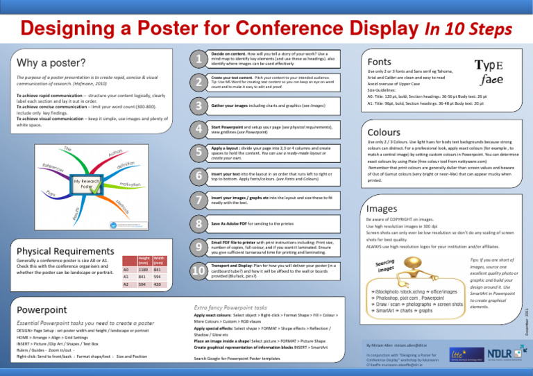 Create an Effective Conference Poster | PDF | Page Layout | Publishing