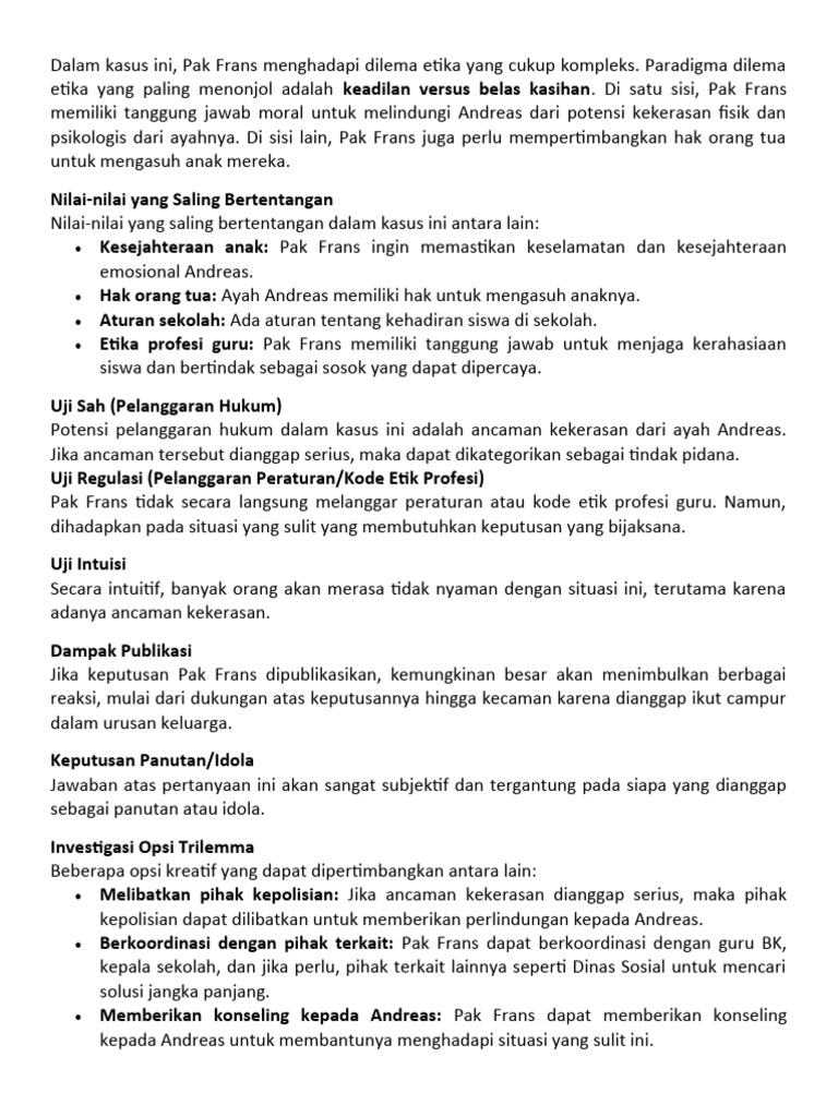 Kasus 1 | PDF | Pengembangan Diri | Kesehatan Holistik