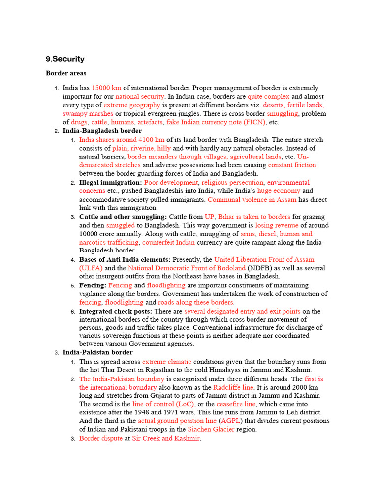 Security and Related Aspects | PDF | National Security