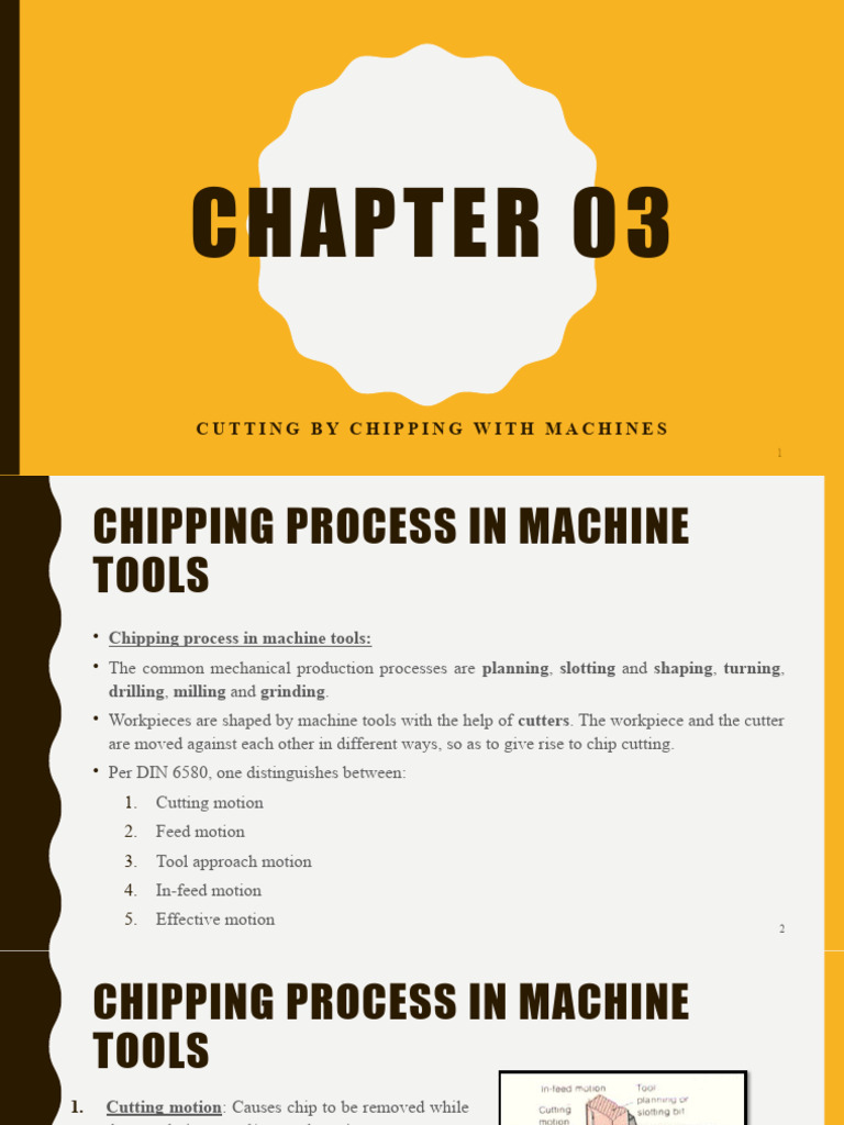 Machine Tool Chipping Processes Explained | PDF | Grinding (Abrasive ...