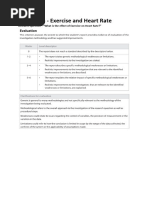 Exercise Impact on Heart Rate Experiment | PDF | Heart Rate | Heart