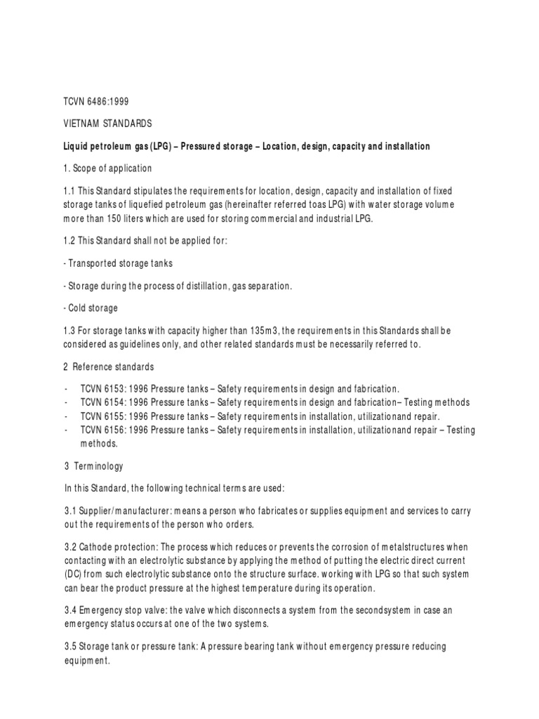 Tcvn 6486 Pdf Liquefied Petroleum Gas Valve
