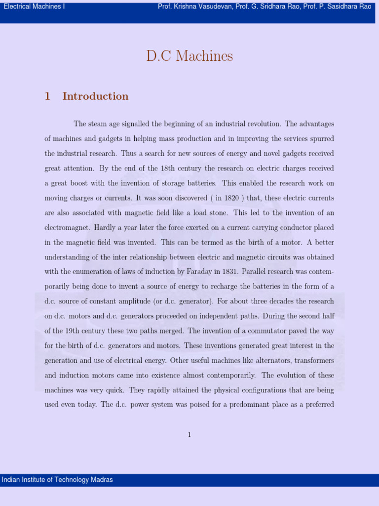 Electrical Machines | PDF | Electromagnetic Induction | Electric Motor