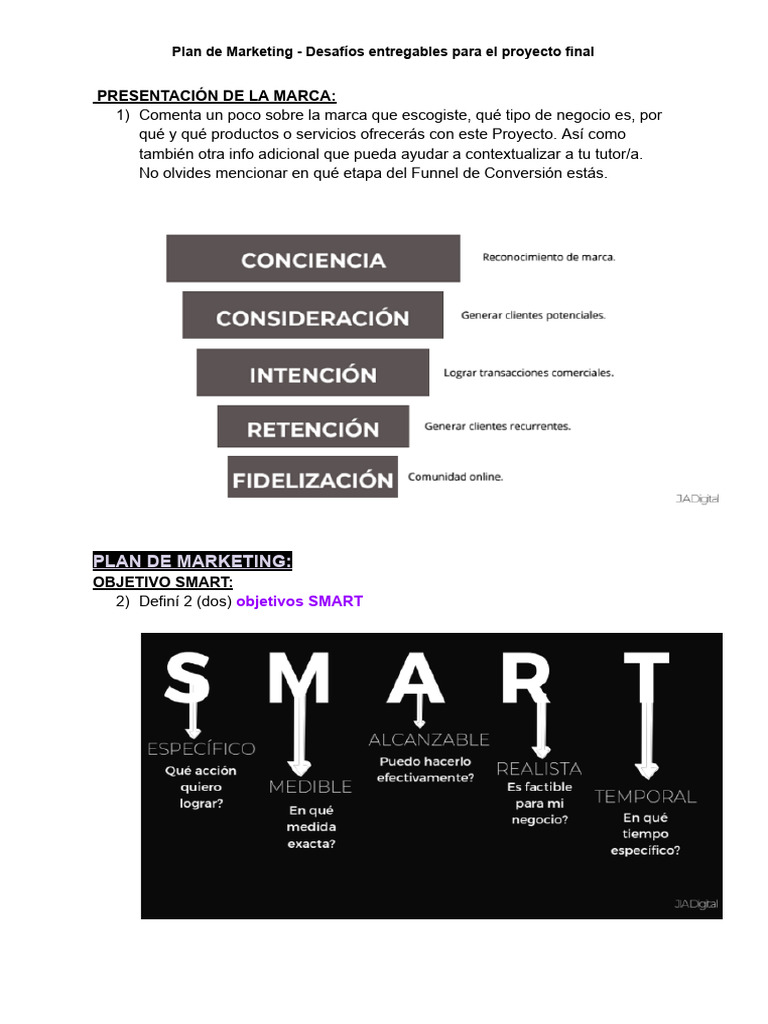 Plan de Marketing: Desafíos y Estrategias | PDF | Marketing | Marca