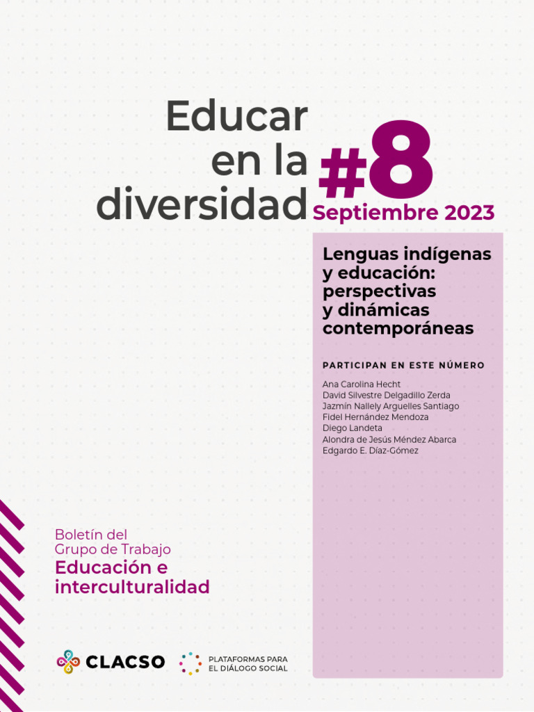 Educar en La Diversidad N8 | PDF | Multilingüismo | Bolivia