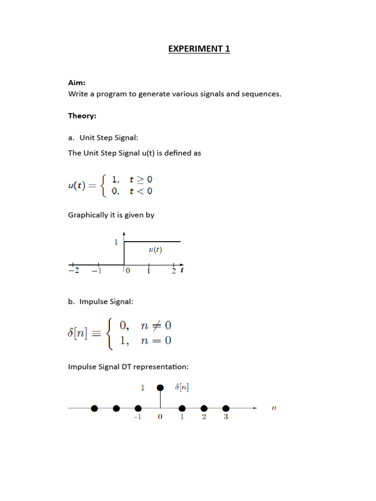 Signal Processing and Matrix Operations | PDF | Matrix (Mathematics ...