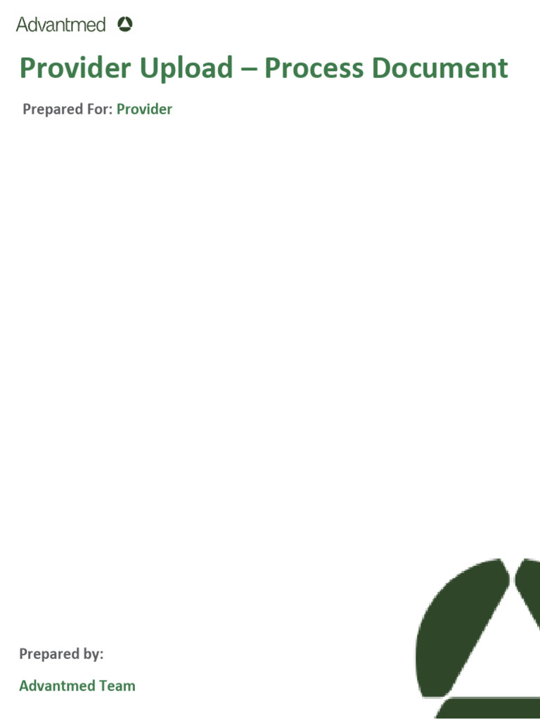 Provider Upload Process Guide | PDF | Download | Zip (File Format)