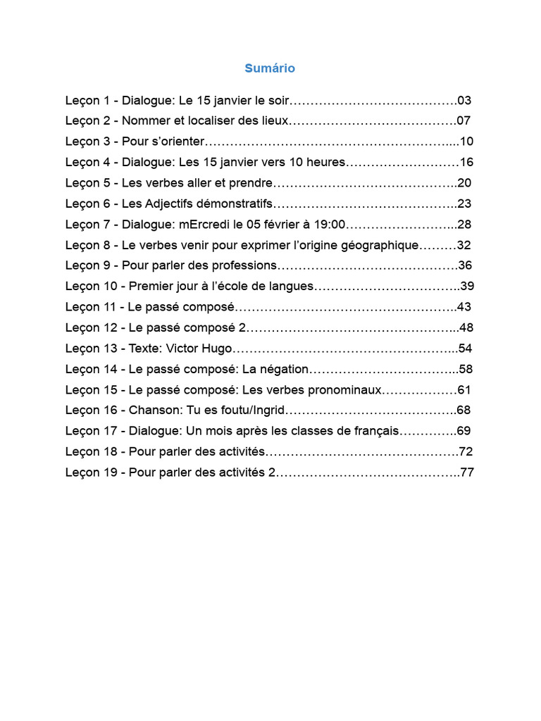 Apprendre le français simplifié | PDF | Portugais | Langue française