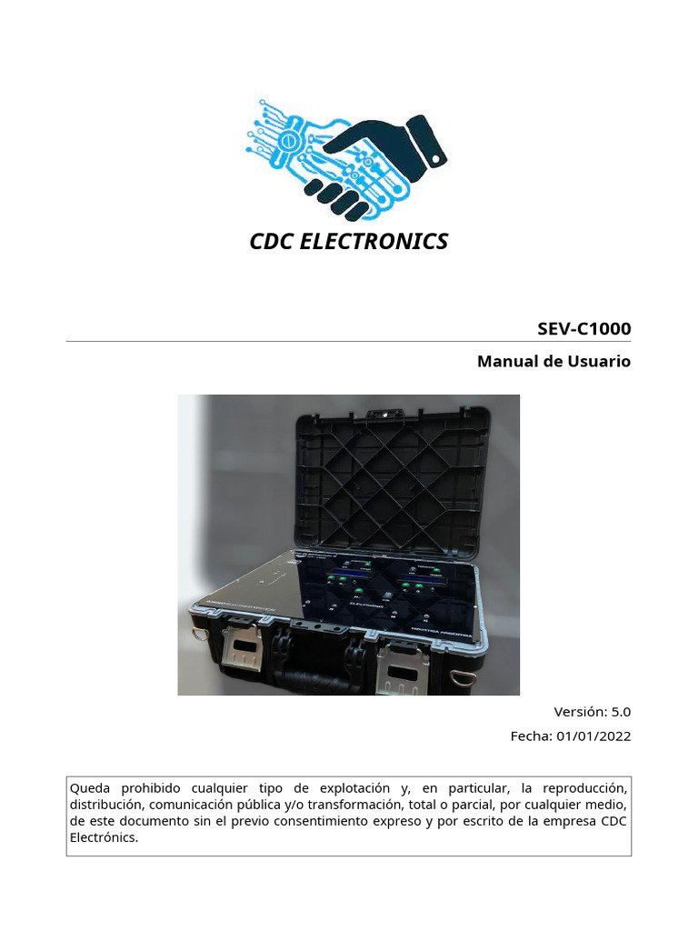 SEV - Manual CDCELECTRONICS | PDF | voltaje | Software