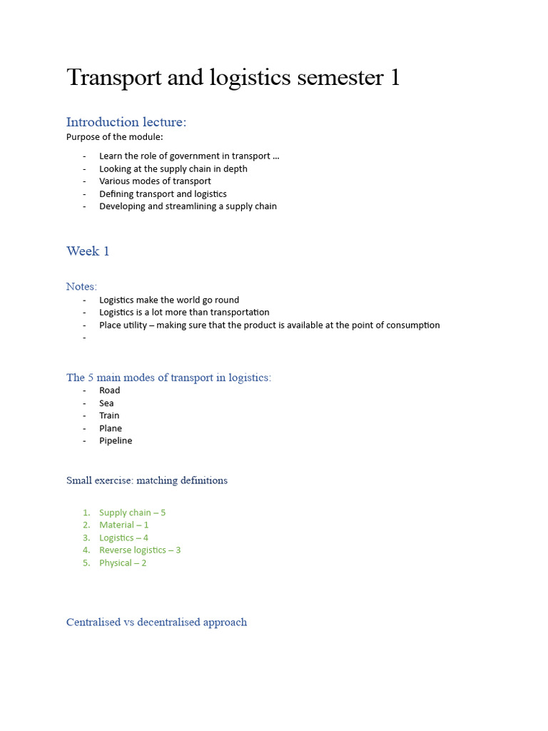 transport and logistics PDF Performance Indicator Logistics