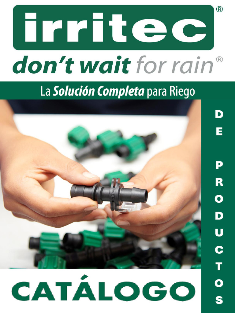 Catálogo de Productos Irritec 2024 | PDF | Riego | Procesos industriales