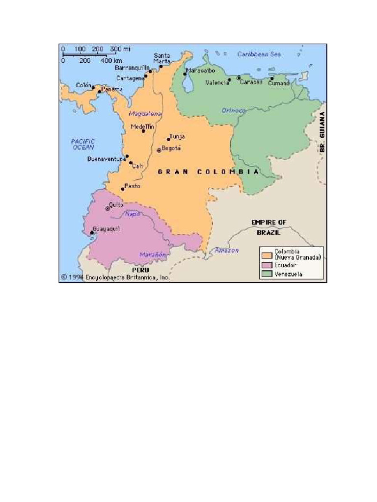 Mapa Gran Colombia Pdf