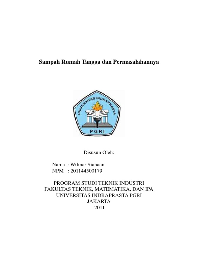 Contoh Cover Skripsi Unindra Pejuang Skripsi