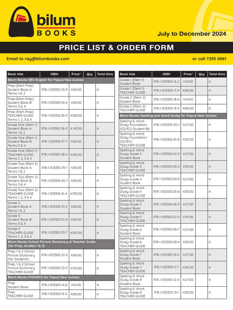 BB Pricelist Jul-Dec 2024 Final | PDF