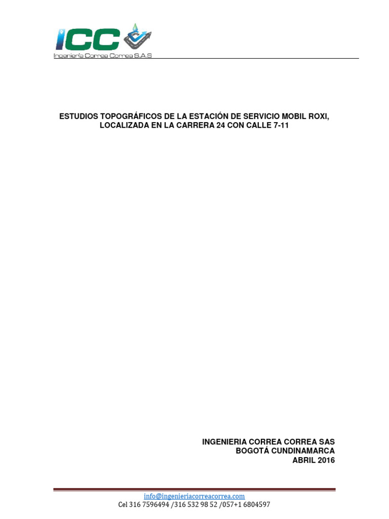 Estudios Topográficos EDS Mobil Roxi | PDF | Topografía | Sistema de ...