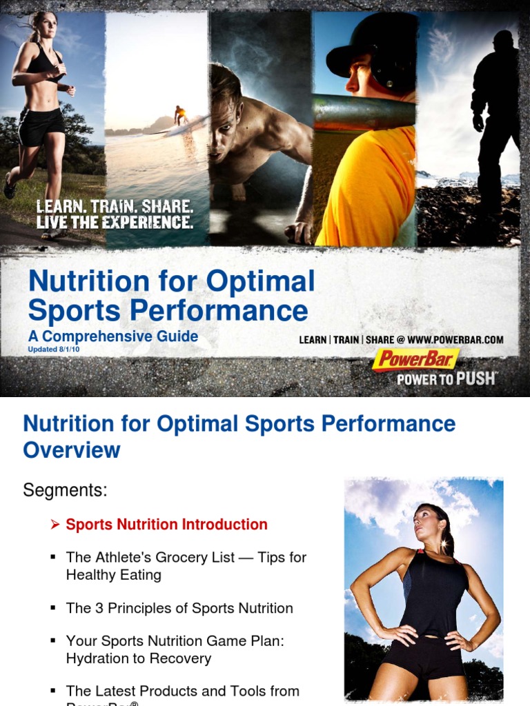 Nutrition For Optimal Sports Performance: A Comprehensive Guide | PDF ...