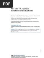 Mac OS X v10.5 Leopard Installation and Setup Guide