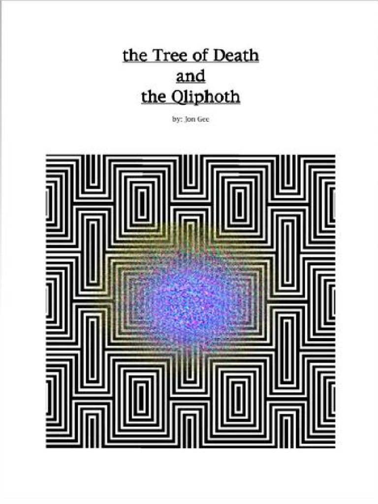 The Tree of Death and The Qliphot - Rev. Jonathan Barlow Gee | PDF