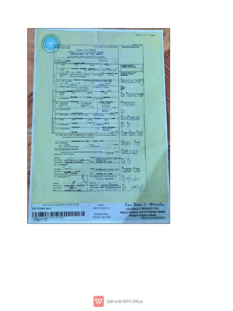 URGENT BIRTH CERTIFICATE NSW PDF visual data 4