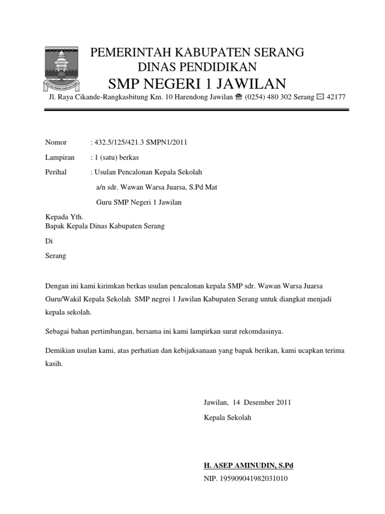 Usul Promosi Kepsek Pa Wawan 1