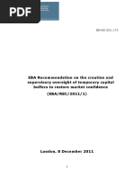 EBA Recommendation