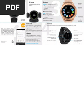 Manual de usuario Samsung Galaxy Watch (Español - 151 páginas)