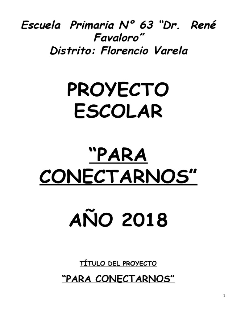 Proyecto Escolar 