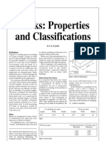 Bricks: Properties and Classifications: G.C.J. Lynch