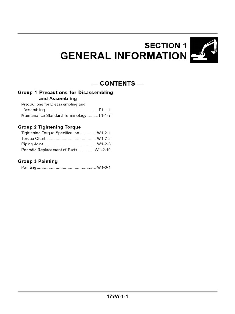 General Information: Section 1 | PDF | Screw | Nut (Hardware)