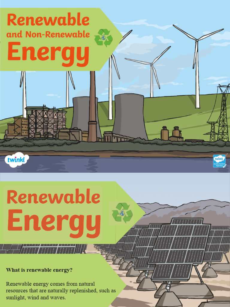 Renewable vs Non-Renewable Energy Explained | PDF | Renewable Energy ...