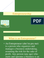 Entrepreneurship INTRO