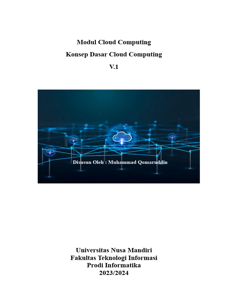 Konsep Dasar Cloud Computing | PDF | Komputer | Teknologi & Rekayasa