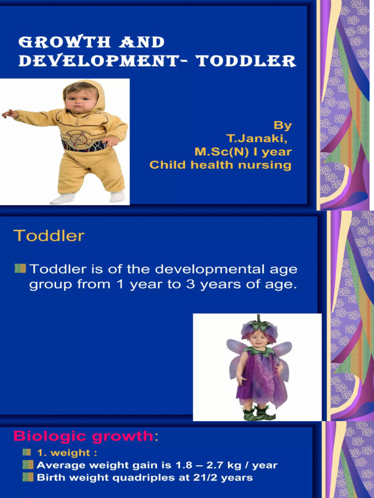 Growth And Development Of Toddlers Pdf
