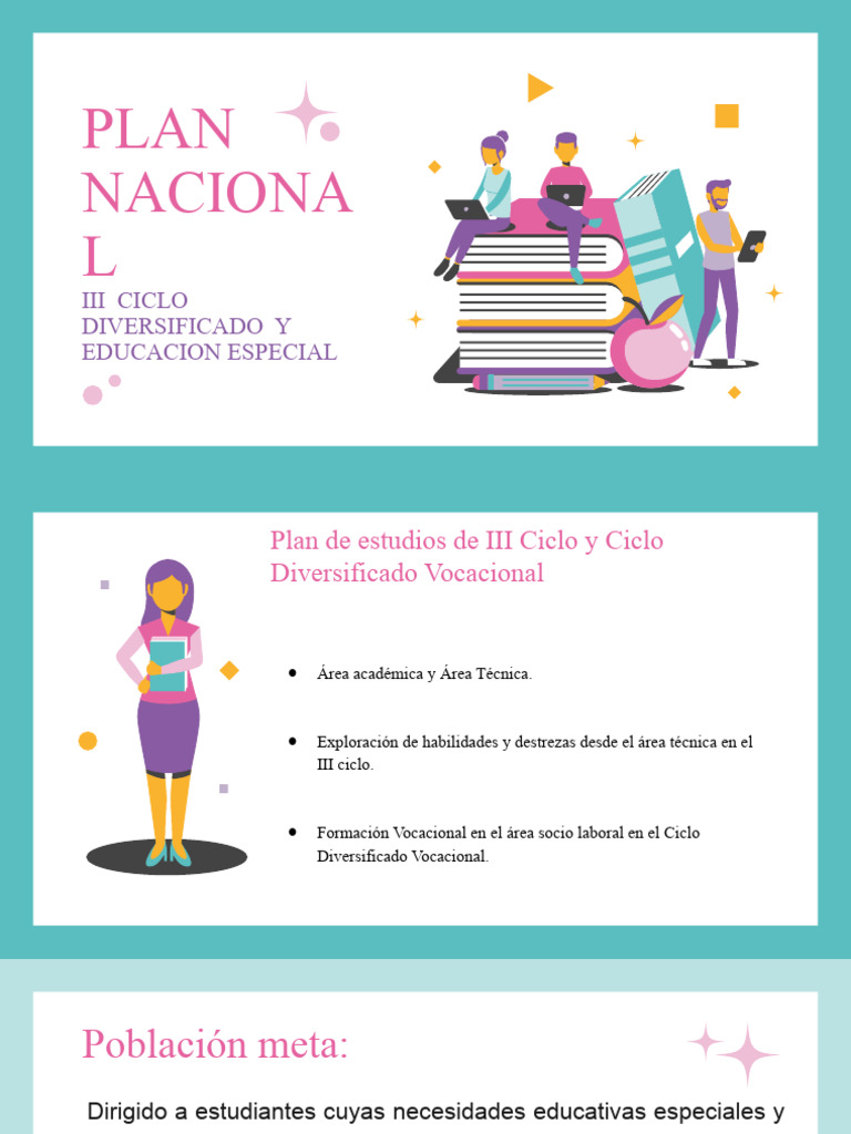 Plan Educativo III Ciclo y Diversificado | PDF | Plan de estudios ...