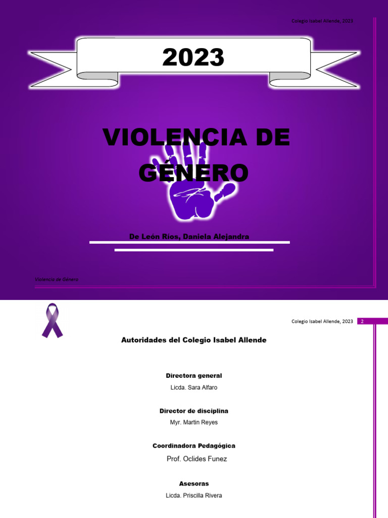 Violencia de Género | PDF | La violencia contra las mujeres | Violencia