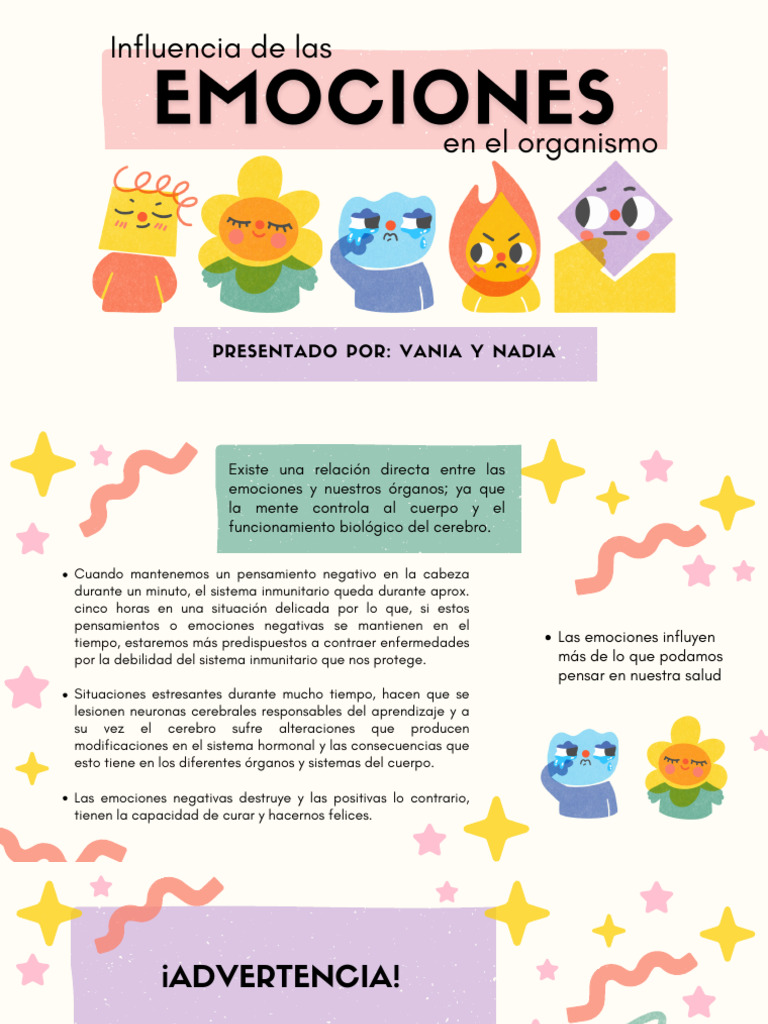 Emociones y su impacto en la salud | PDF | Las emociones | Sistema ...