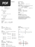 AQA Level 2 Further Maths Formula Sheet | PDF | Geometric Shapes | Euclid
