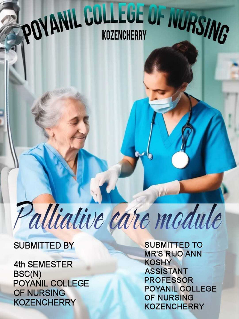 Palliative Care Nursing Curriculum IV Semester | PDF | Palliative Care ...