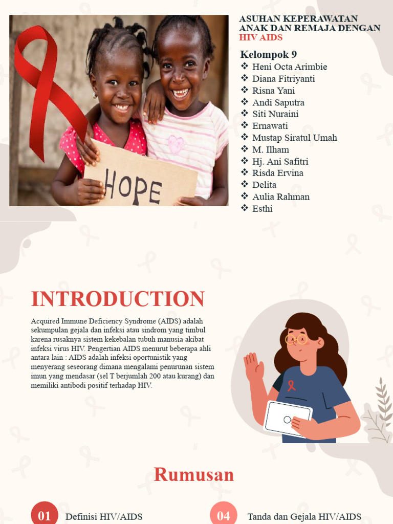 Kelompok 9 HIV - Askep HIV AIDS Pada Anak Dan Remaja | PDF ...