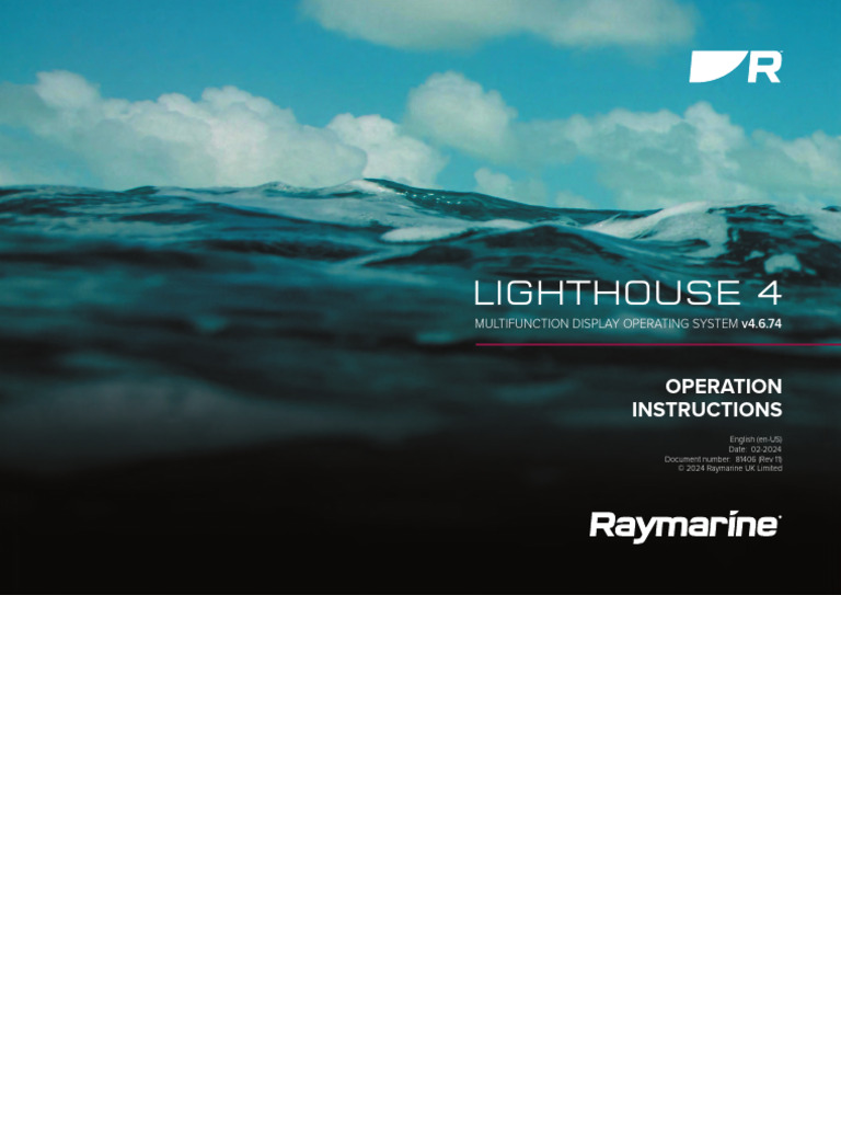 LightHouse 4 (v4.6.74) Advanced Operation Instructions 81406 (Rev 11 ...