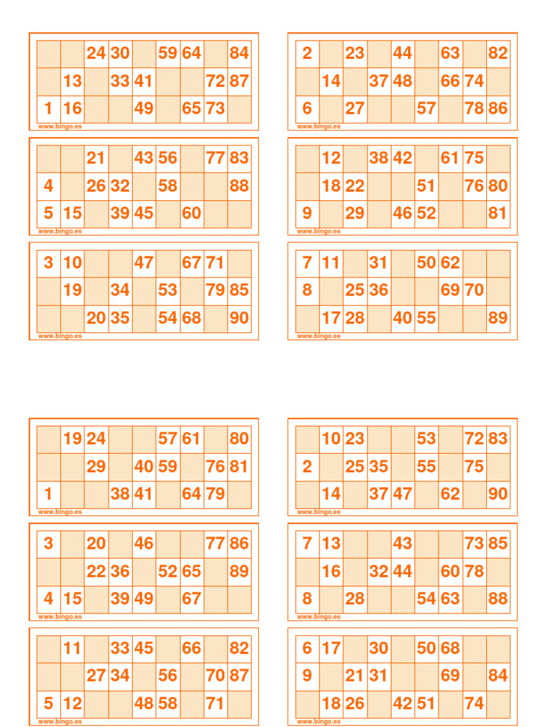 Números de Bingo en www.bingo.es | PDF
