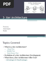 3-Tier Architecture: Praveen Anuranjan Rohit