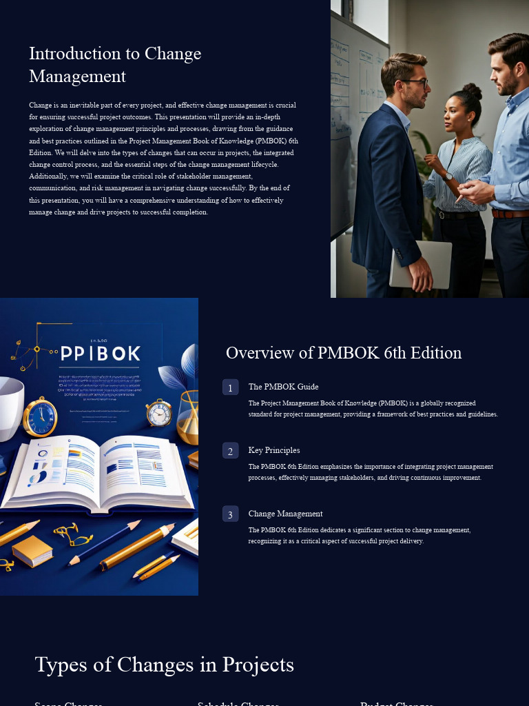 Effective Change Management in Projects | PDF | Project Management | Risk