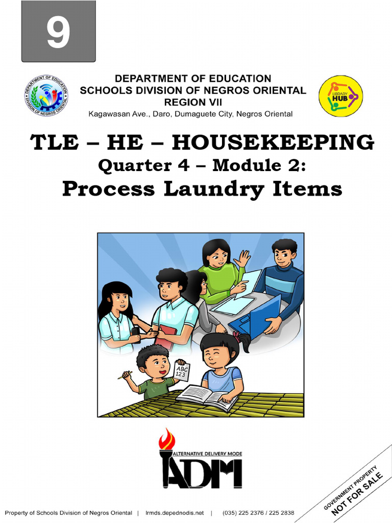 Housekeeping 9 4th Q Module 2 | PDF | Washing Machine | Laundry