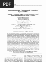 Alexander V. Vologodskii, Stephen D. Levene, Konstantin V. Klenin, Maxim Frank-Kamenetskii and Nicholas R. Cozzarelli- Conformational and Thermodynamic Properties of Supercoiled DNA