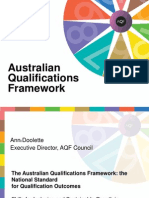 Ann Doolette - Australian Qualifications Framework